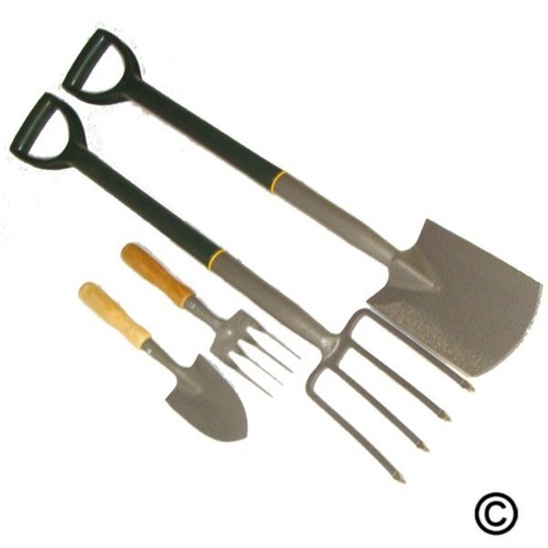 Set forcella bordo giardino - forcella, +